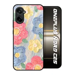 QRIOH Floral Printed OnePlus Nord CE5 5G Back Case Mobile Accessories-picture-22
