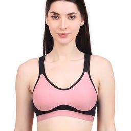 Halfspin Full Coverage Underwired Non Padded Cotton Workout Bra-picture-0