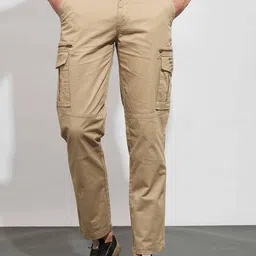 Being Human Men Classic Cargos Trousers-image-80