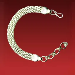 Dynamic Retail Global Men's Silver Plated Link Bracelet-image-63