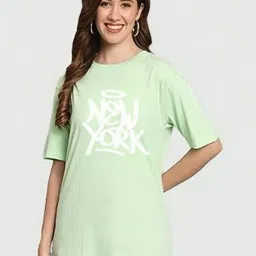 My Swag Women Typography Printed T-shirt-image-99
