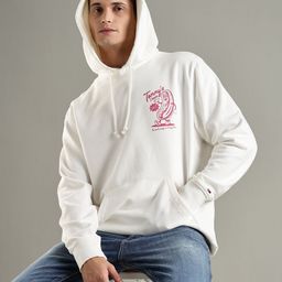 Tommy Hilfiger Europe Men Graphic Printed Hooded Cotton Pullover Sweatshirt-image-64