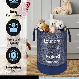 Kuber Industries Blue & White Reusable Multi-Utility Organisers image 5