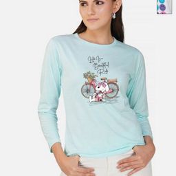 Metronaut Women 2 Printed Bio Finish Applique T-shirt-picture-6