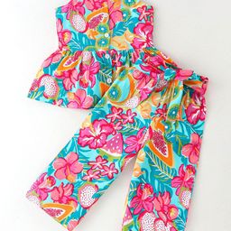 GORLYA Girls Printed Top with Trousers-image-75
