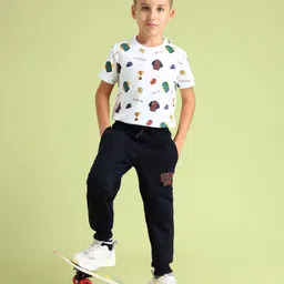 U.S. Polo Assn. Kids Boys Printed Cotton Joggers-image-68