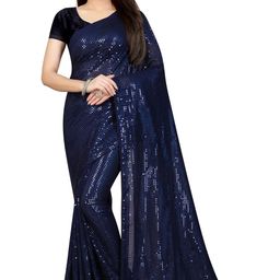 Moda Rapido Embellished Sequinned Poly Georgette Saree-image-20
