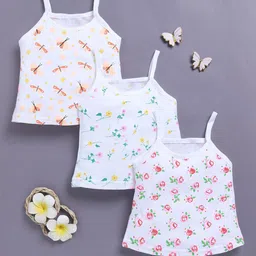 Unfab Girls Pack Of 3 Printed Cotton Camisoles-picture-51