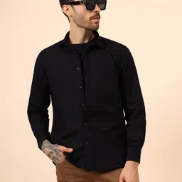 Cantabil Comfort Spread Collar Cotton Shirt-image-94