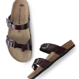 HF JOURNEY One Toe Flats With Buckles-picture-15