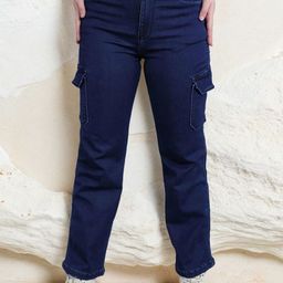 DressBerry Women Pixie Straight Fit High-Rise Stretchable Jeans-image-34