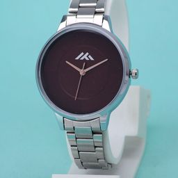 VIRAKTI Women Brass Dial & Stainless Steel Bracelet Style Straps Analogue Watch-40