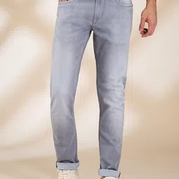 Being Human Men Classic Slim Fit Light Fade Stretchable Mid-Rise Jeans-image-62