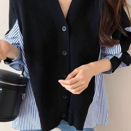 StyleCast Women Striped Front-Open Sweaters-22
