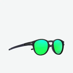 AFERELLE Unisex Green Lens & Black Round Sunglasses with-18