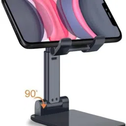 Casa Tech Mobile Stand for Table Desk, Tabet Holder Accessories for Home Office with Flexible Height Angle Adjustment Single Gimbal for Mobile image 2