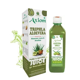 Axiom Triphla Aloevera Juice With Amla & Aloevera For Consitpation- 1L image 1