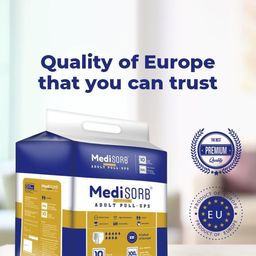 Medisorb Unisex Set Of 2 Adult Pull Ups Diaper Pants - 2XL 10Pcs Each image 3