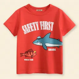 INCLUD Boys Printed Round Neck Cotton T-shirt-image-81