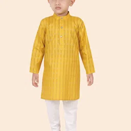 Ethniks Neu-Ron Boys Striped Kurta with Pyjama-picture-13
