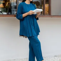 Moda Rapido Mandarin Collar Tunic With Trouser-picture-37