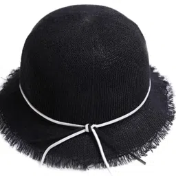 ACCERY Fringe Summer Cool Breathable Beach Sun Linen Bucket Hat for Women-image-19