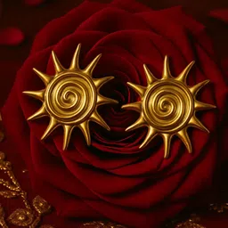 ISHTAARA Women Gold Earrings-22