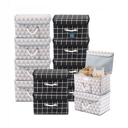 Aura Grey Set of 6 Reusable Drawer Organiser Organisers-15
