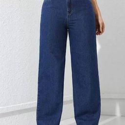 VBEAUTI Women Jean Boyfriend Boyfriend Straight Fit High-Rise Stretchable Jeans-image-32
