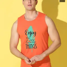 WOOSTRO Pack Of 2 Printed Combed Cotton GymInnerwear VWS26(ENJOY ORANGE)(ALONE OLIVE)-image-35