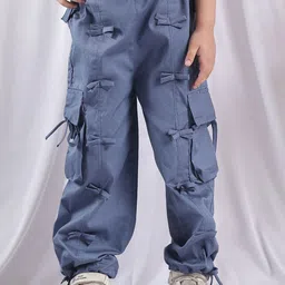 NEUDIS Girls Cargos Trousers-12