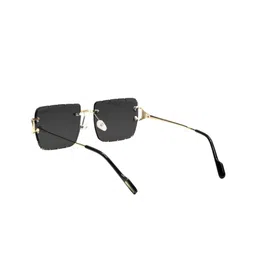 ZAADRAN Unisex Rectangle Sunglasses with Polarised and UV Protected Lens image 2