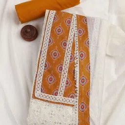Meena Bazaar Floral Embroidered Unstitched Dress Material-image-30