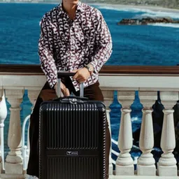 Impulse Urban Textured Hard-Sided Large Trolley Bag-38