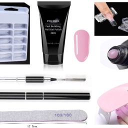 nail art poly gel set of 6 nail kit for nail extansion-19