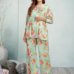 Snowdrip Floral Printed Tunic & Trousers Co-Ords-picture-5