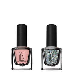 LYN LIVE YOUR NOW 2Pcs Long-Wearing Nail Polish - 8 ml Each-Strawberry & Cream and Comet-26