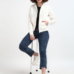 The Roadster Lifestyle Co. Women Solid Hooded Long Sleeves Zipper Sweatshirt-image-62