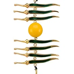 Aura Green And Yellow Curio Showpiece-image-15
