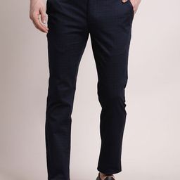Turtle Men Printed Relaxed Tapered Fit Chinos Trousers-image-75