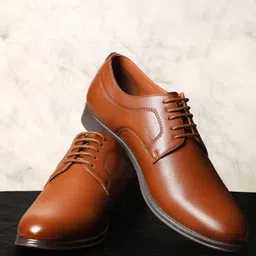 V8 by Ruosh Men Leather Formal Derbys-image-43