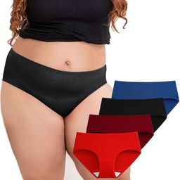 Diving Deep Women Pack of 4 Hipster Briefs-image-109