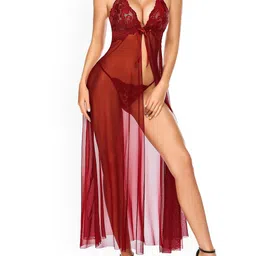 XPIOX Net Baby Doll with High-Low-picture-54