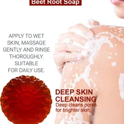 GROOVY Cinnamon Spice Beet Root Bathing Soap- 100 g image 5