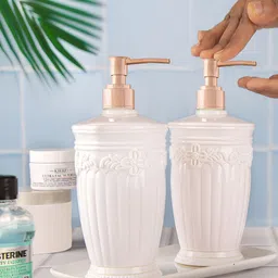 Nayasa White 2 Plastic Soap Dispenser-picture-11