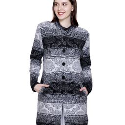 Chatanya Women Floral Longline Cardigan-image-65
