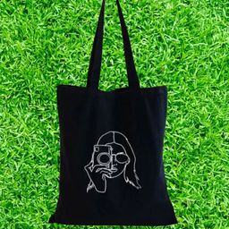 the sack co Printed Oversized Shopper Tote Bag-image-73
