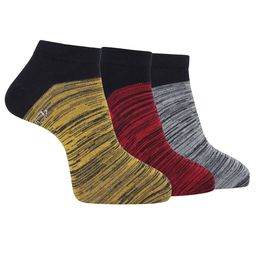 Dollar Men Pack Of 3 Striped Ankle Length Socks-image-83