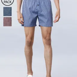 Pack of 3 Checkered Men Boxer-image-86