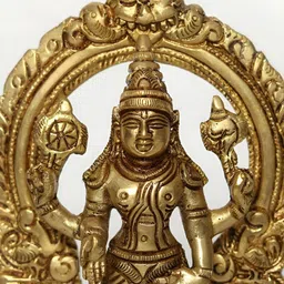 Exotic India Gold-Toned Religious Idol Showpiece-image-57